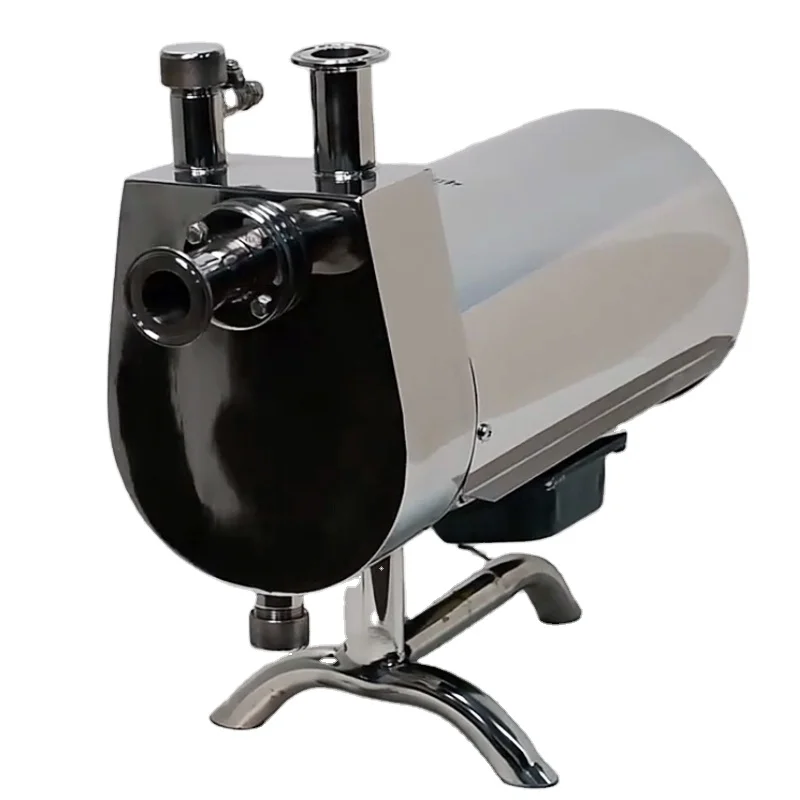 Food Grade Stainless Steel SS304 SS316L 1HP 220V 50hz Single Phase Small  Pump Sanitary Self Priming Dairy Pump