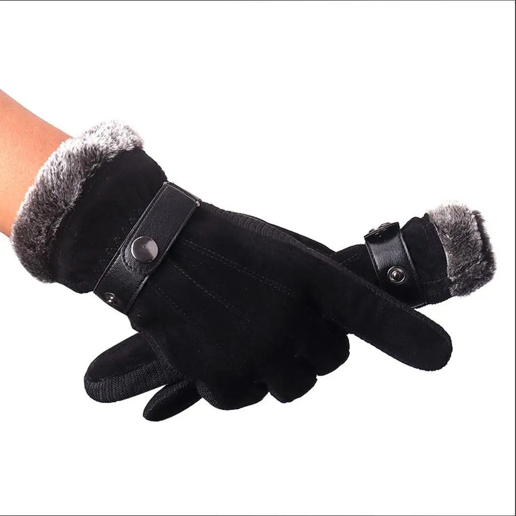 Windproof Adjustable Snowboard Gloves for Outdoors Sports Driving Cycling