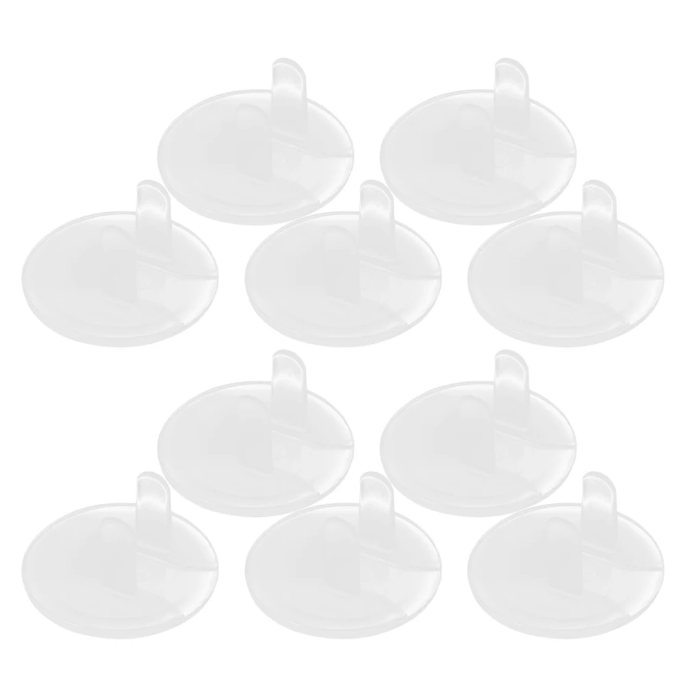 

10pcs Transparent Safety Plug Socket Cover Baby Proof Outlet Guards for Children Anti Electric Shock Protector