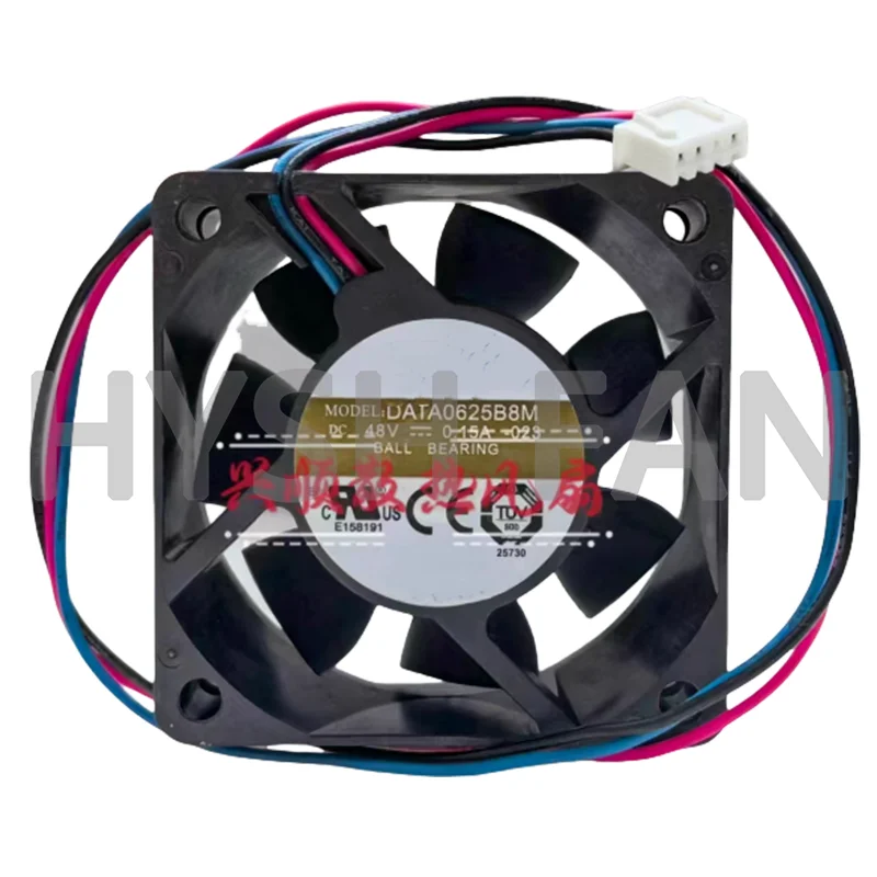 

DATA0625B8M New Original 48V 0.15A 6025 Double Ball Cooling Fan