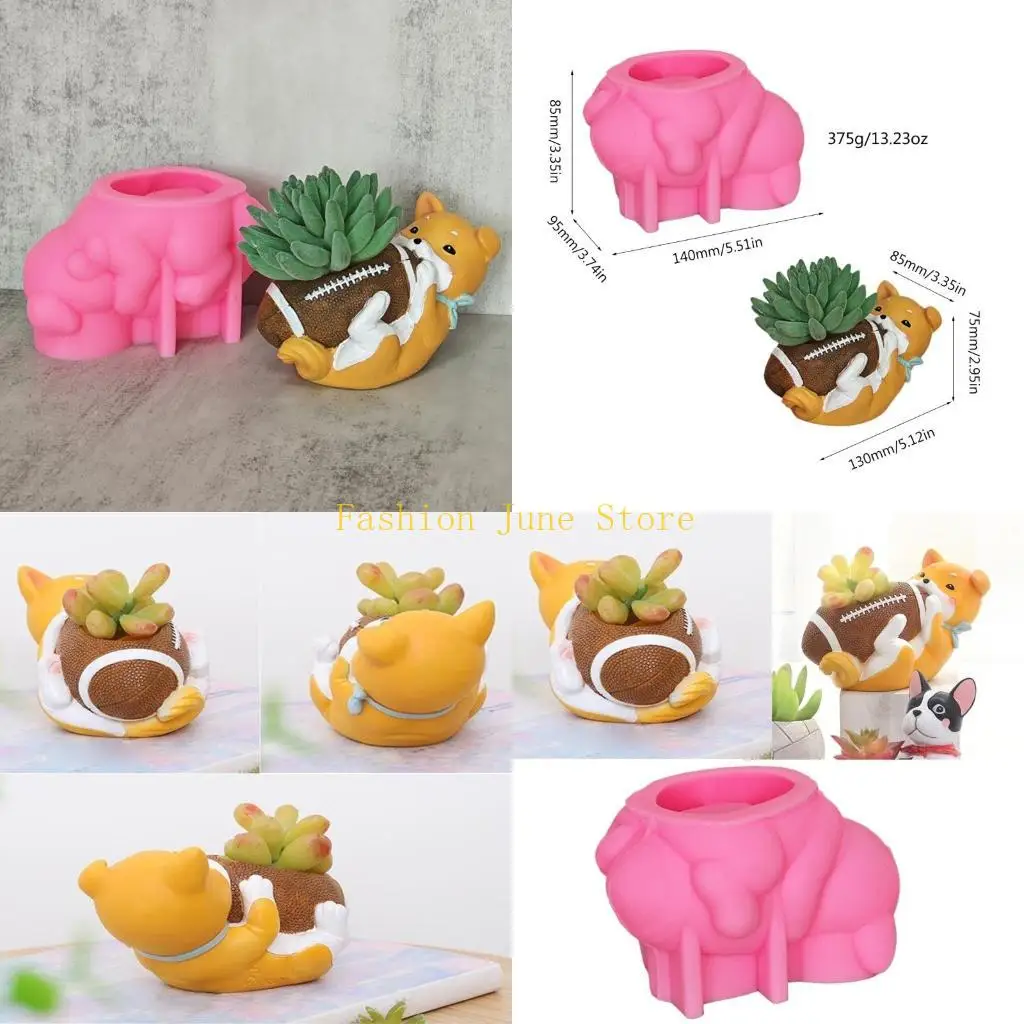 

N5KA форма для эпоксидной смолы, сочный цветочный горшок, силиконовая форма, форма для хранения зеркальной смолы