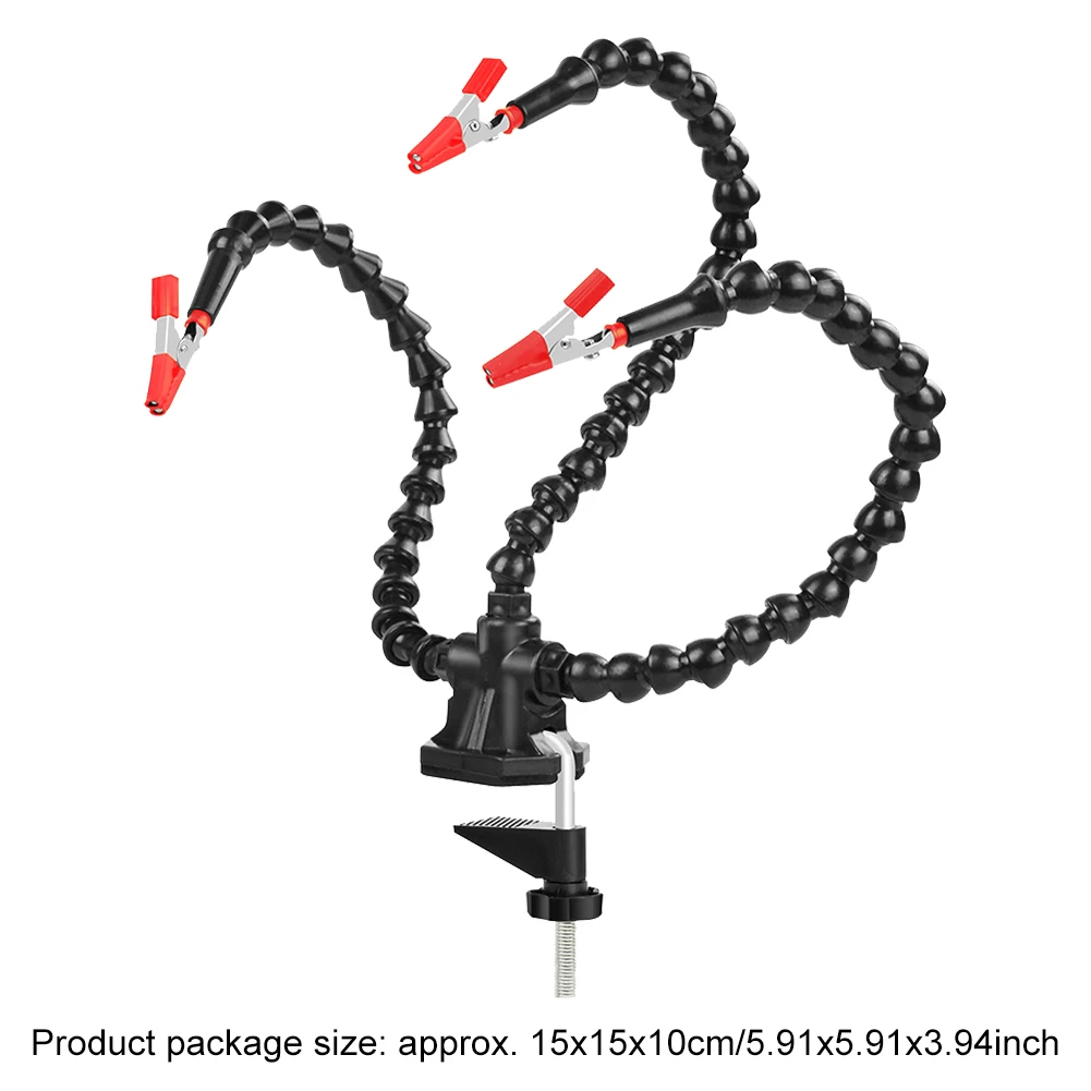 Schreibtischklemme Löten Helfende Hand 3/4/5 Flexible Arme Löten Dritte Hand Werkzeug für Elektronische Reparatur Löten Schmuck Handwerk