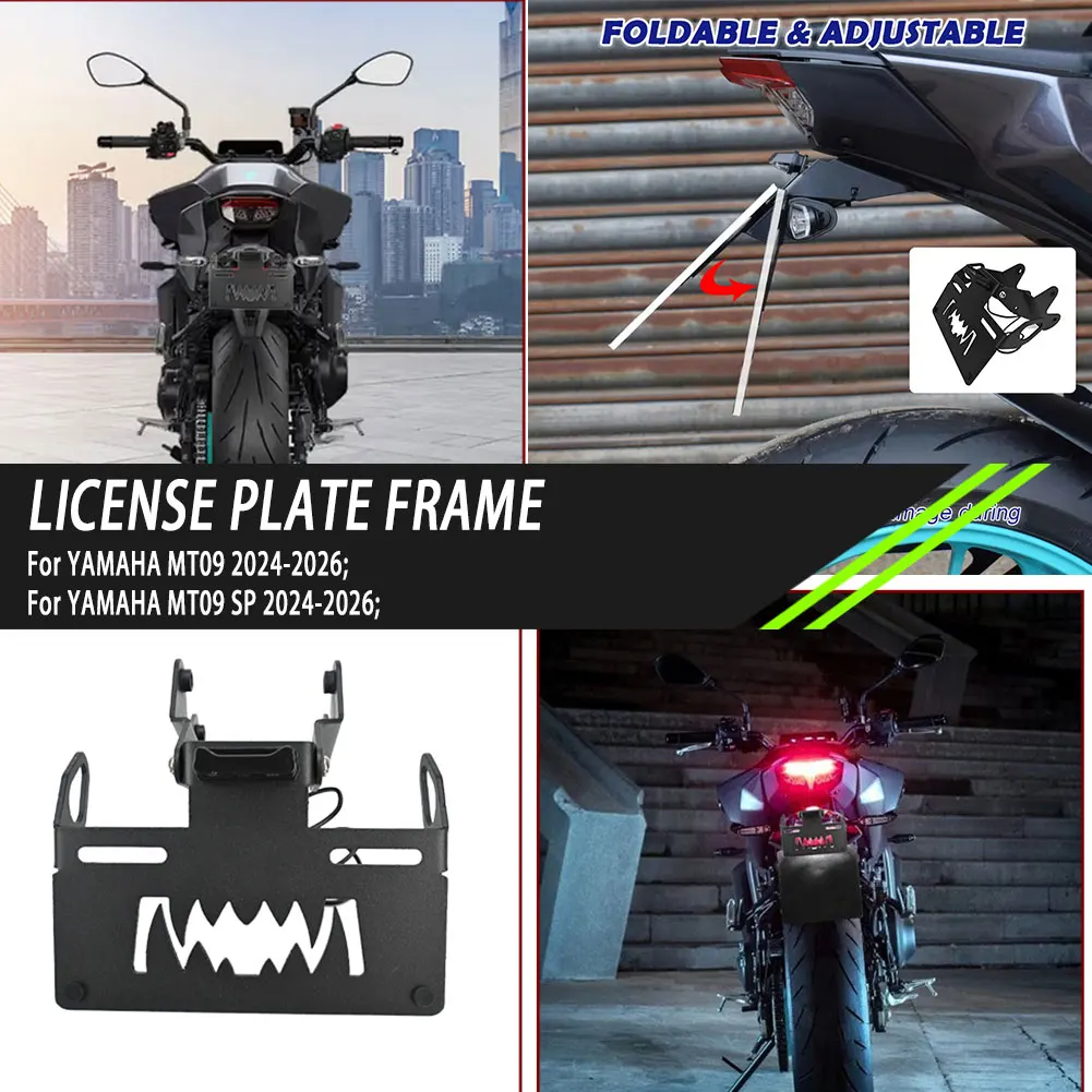 

For YAMAHA MT09/MT09 SP MT09/MT09 SP New Motorcycle Tail Tidy Fender Eliminator LED Turn Signal Light Rear License Plate Holder