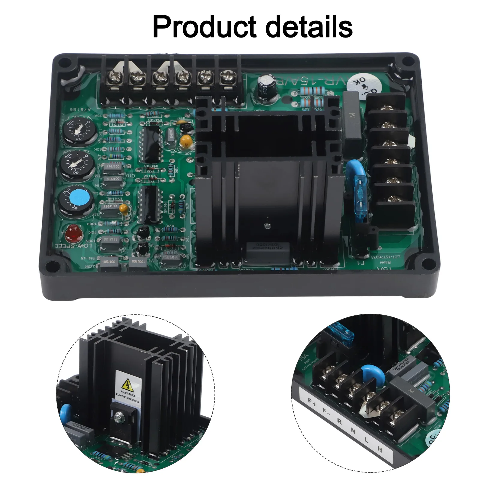 GAVR-15B For Generators Frequency Protection Device AVR GAVR-15B Generator Maintenance Adjustable Voltage Regulation