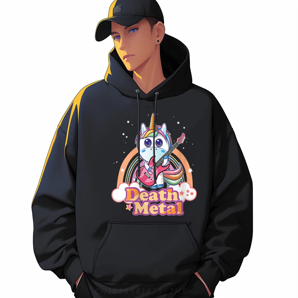 

Hoodies Cute Unicorn Hard 1494 Hoodies Autumn Funky Vintage Long Sleeve Round Collar Men Hoodies Vintage