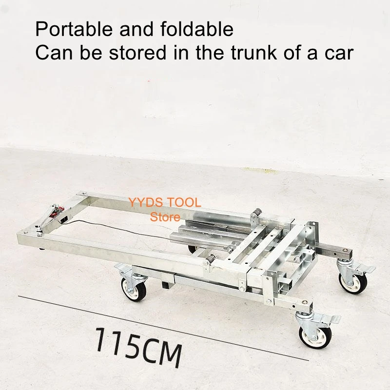 Small cart lift truck mobile home portable street vending cargo transport tool cart ultra-lightweight folding transport cart