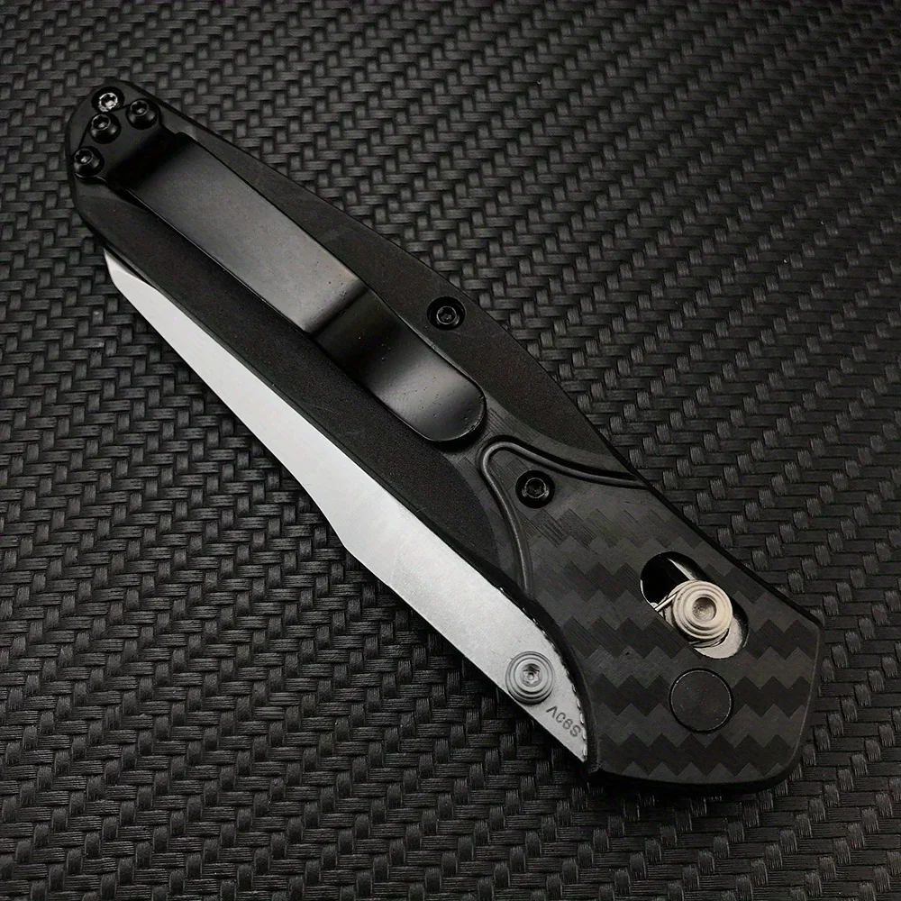 BM 940 Folding Knife S350V Blade Nylon Glass Fiber Handle Portable Survival Pocket Knife Outdoor Multitool EDC Utility Knives