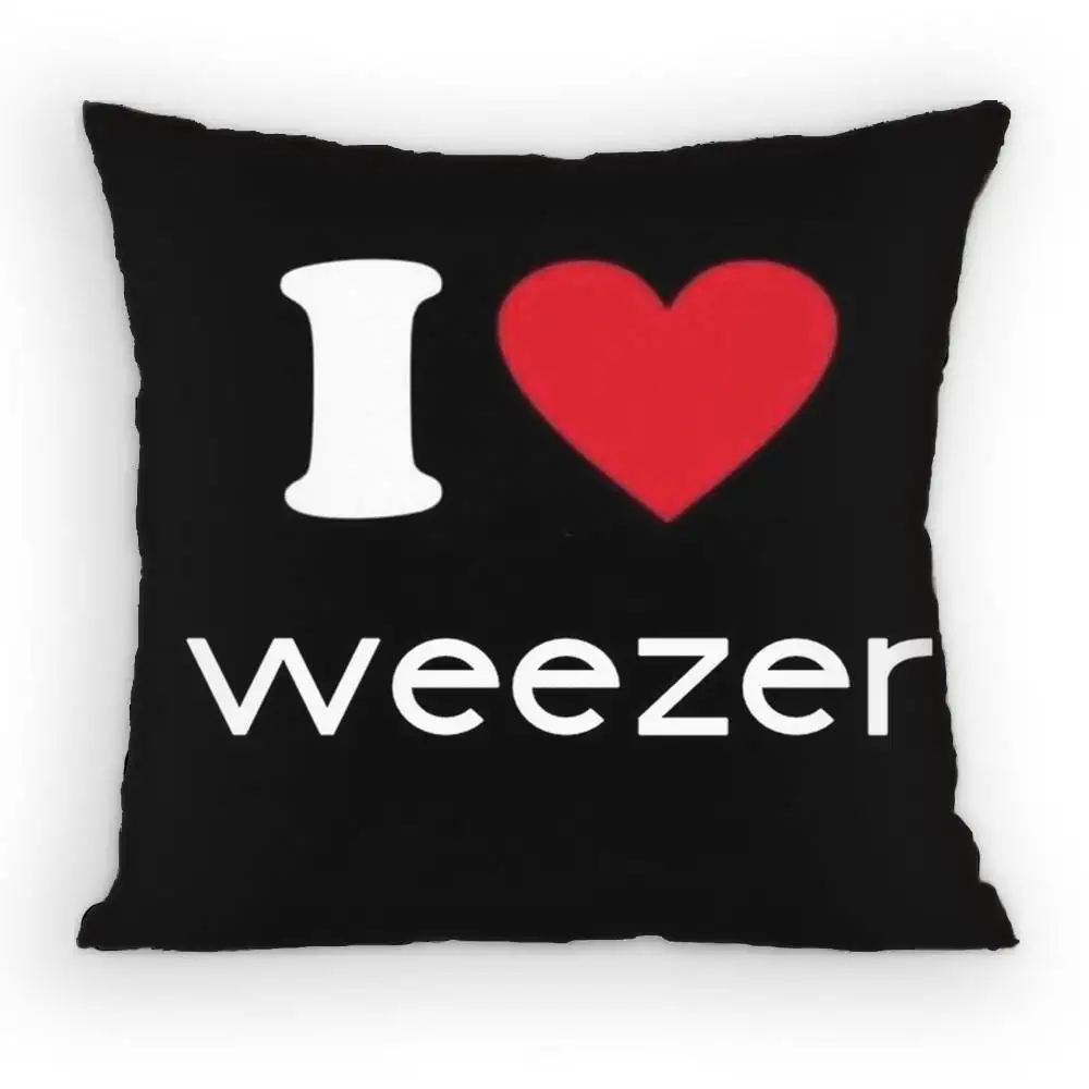 The Band Weezer Rivers Pillow Case Sofa Living Room Bedroom Headboard Backrest Cushion Square Cushion Nap Time