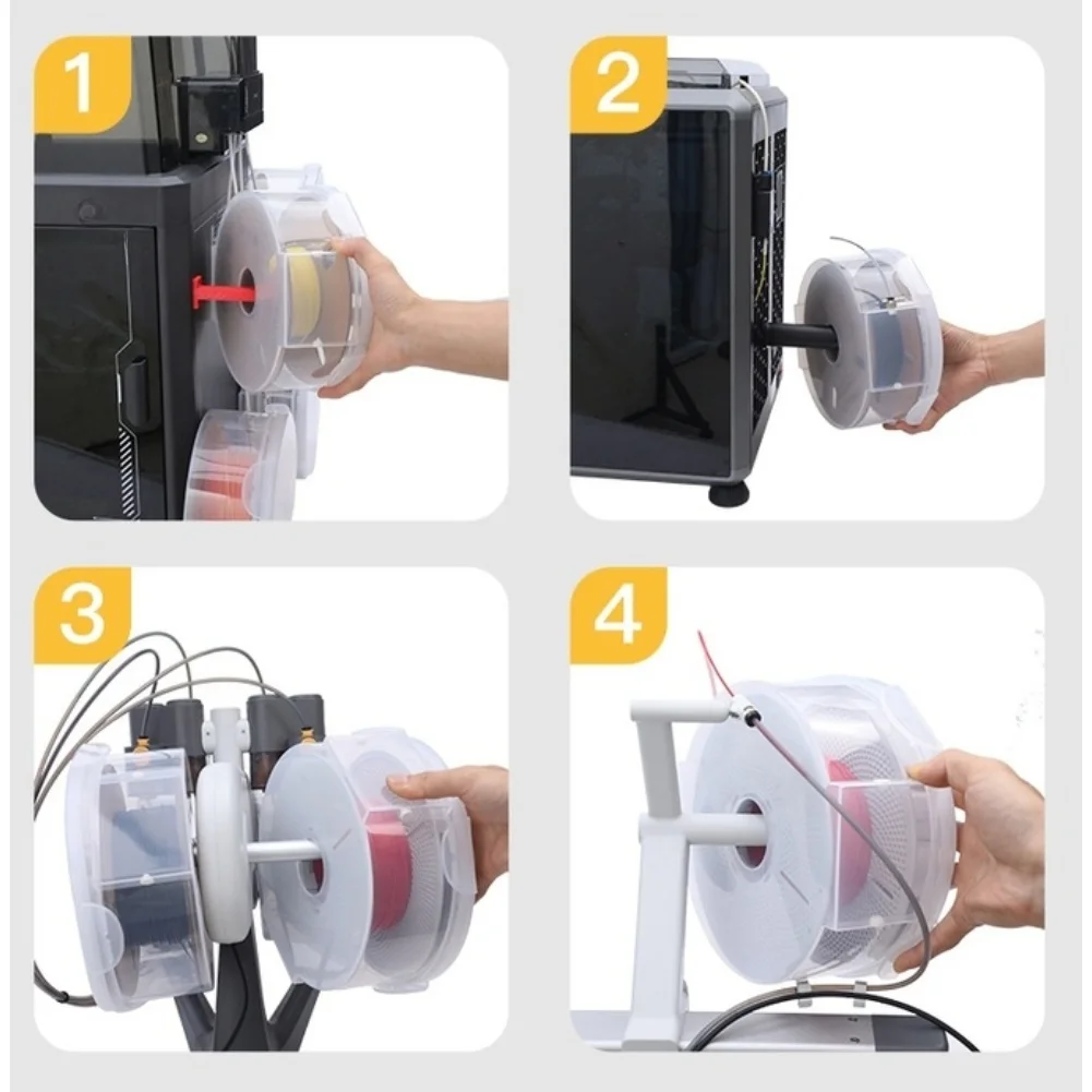 For 3D Printing Drying Box Designed for PLA Filament with Moisture Resistant Seal Built in Display and 1KG Tray Fit