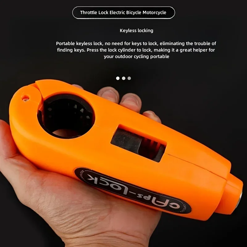 

Heavy-Duty Anti-Theft Brake Lever Lock for Bikes, Scooters & Motorcycles - Durable ABS, Easy Carry Design, Brake Rotor Locks
