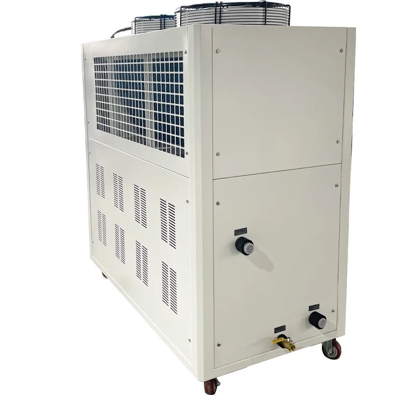 Machine à eau glacée industrielle 12HP, unité de refroidissement refroidie à l'air, refroidissement rapide, moule d'injection, Machine à eau glacée