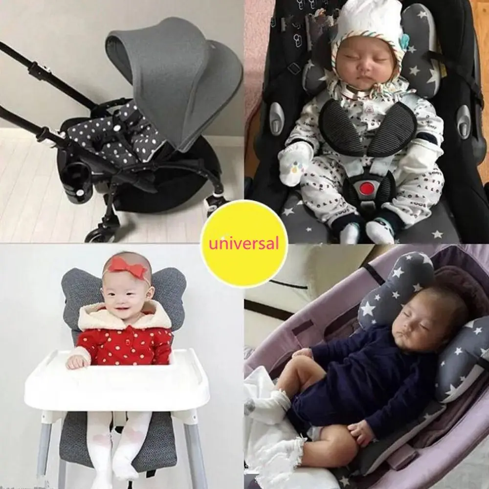 Almohadilla cómoda de algodón para asiento de cochecito de bebé, alfombrilla para carrito de niño, cojín infantil, accesorios para cochecito de recién nacido, novedad