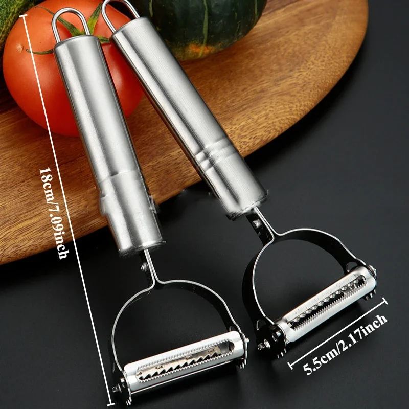 Multifunction Stainless Steel Vegetable Peeler Potato Carrot Cucumber Grater Fruit Cutter Julienne Peeler Kitchen