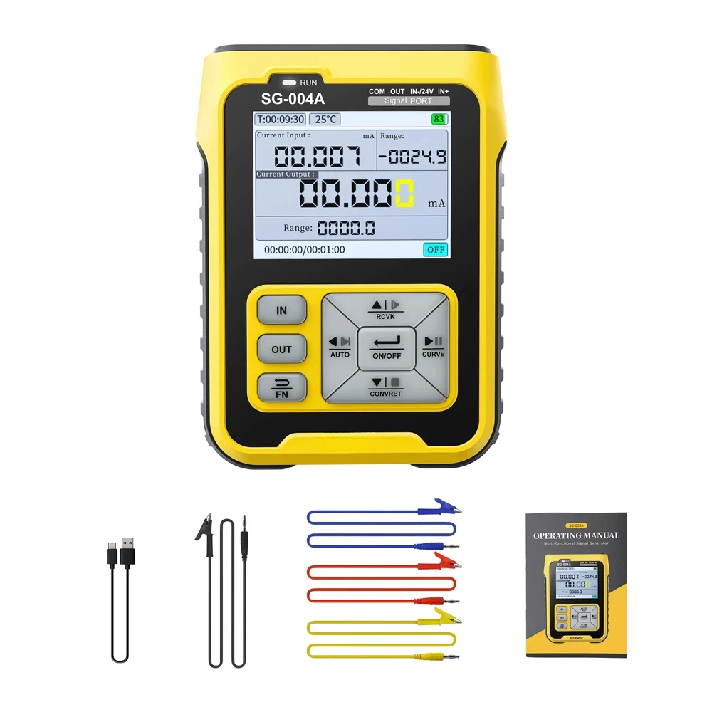 SG-004A/SG-003A 0-10V Adjustable Current Voltage Simulator 4-20mA Signal Generator Sources Transmitter Calibrator