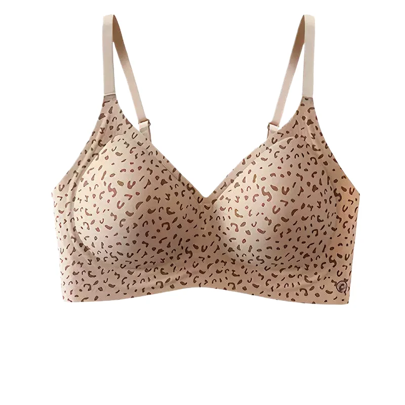 Camellia Souffle Foundation Seamless Bra, Ice Skin Breathable Cool Feel, Lifting Support, Small Bust Non Empty Cup Comfort Wear
