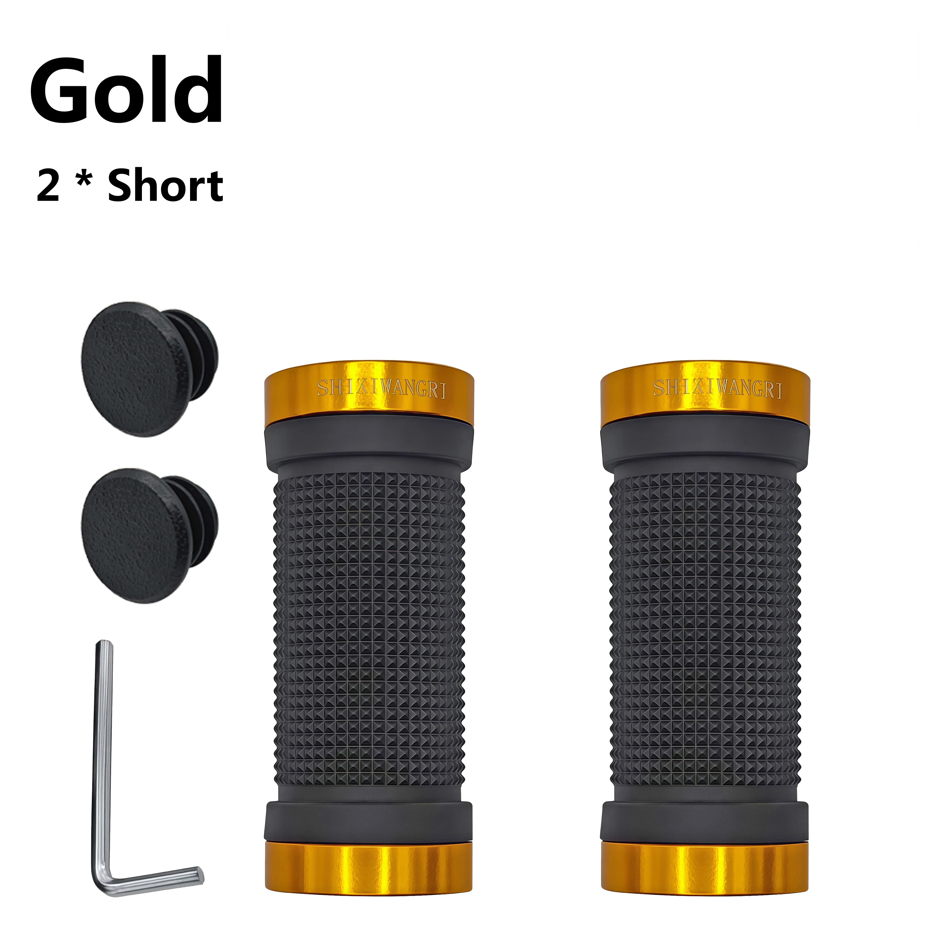 SHIZIWANGRI MTB-Griffe 80mm/129mm Hochwertige Gummi-Fahrradlenkergriffe Rutschfeste Abdeckung Gummi-Fahrradhandschuhe Lenkerüberzug – Detail 21