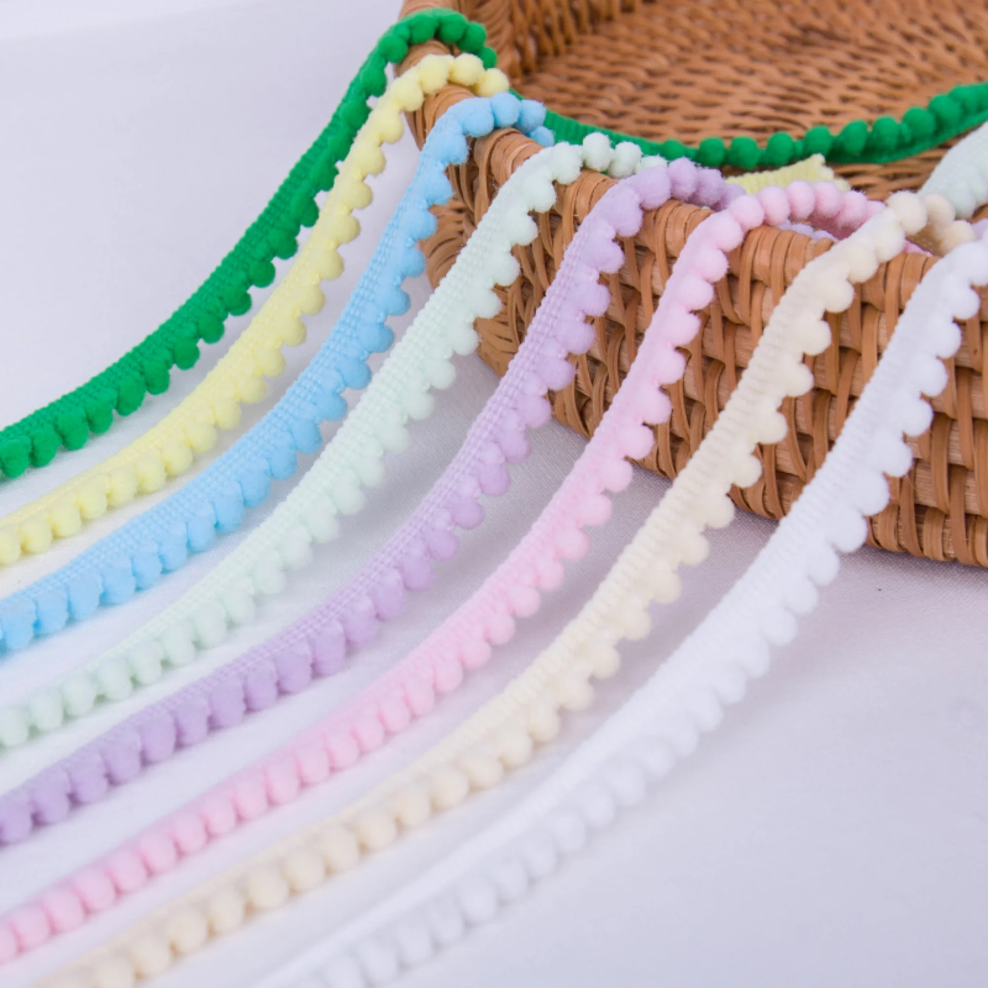 

1 yard 1.2cm Small ball lace,Lace Trim Headband DIY Craft,34 colors lace,Gift wrapping,wholesale