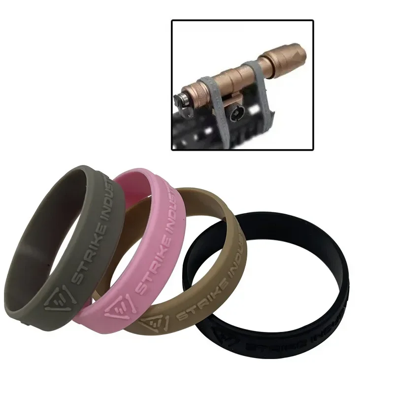 Tactical High Strength Elastic Rubber Rubber Binding Bands Multi-function Airsoft Hunting Rilfe Band For NGAL PEQ Flashlight