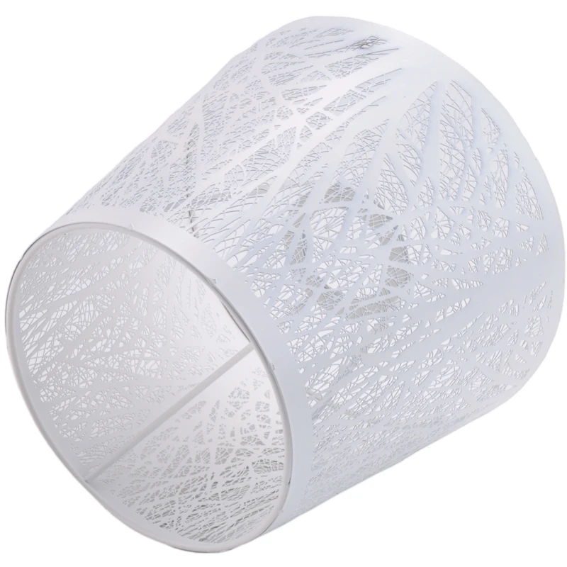 Y17A petit abat-jour, abat-jour en métal avec motif d'arbres pour lampe murale lustre de Table