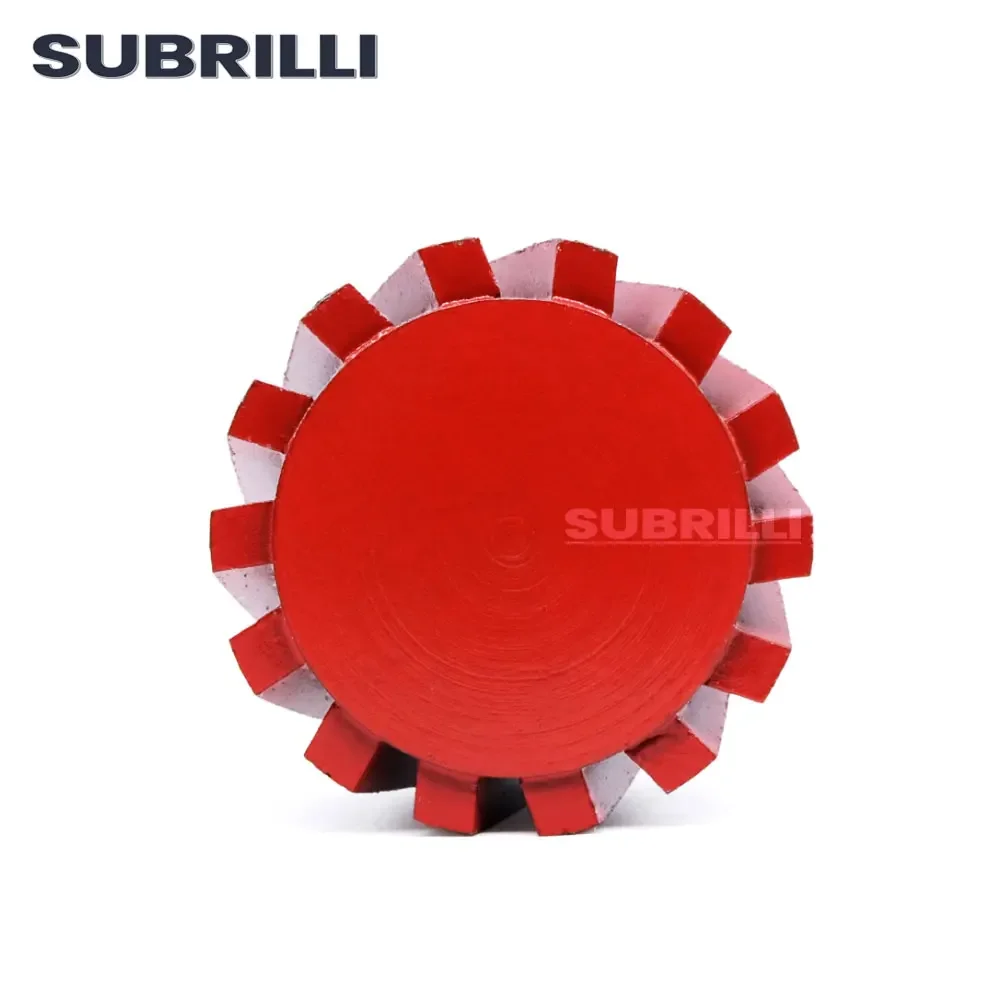 SUBRILLI 2-calowa diamentowa tarcza bębnowa o zerowej tolerancji do kamienia szlifierskiego, betonu, 50 mm, metalowa, segmentowana, ścierna