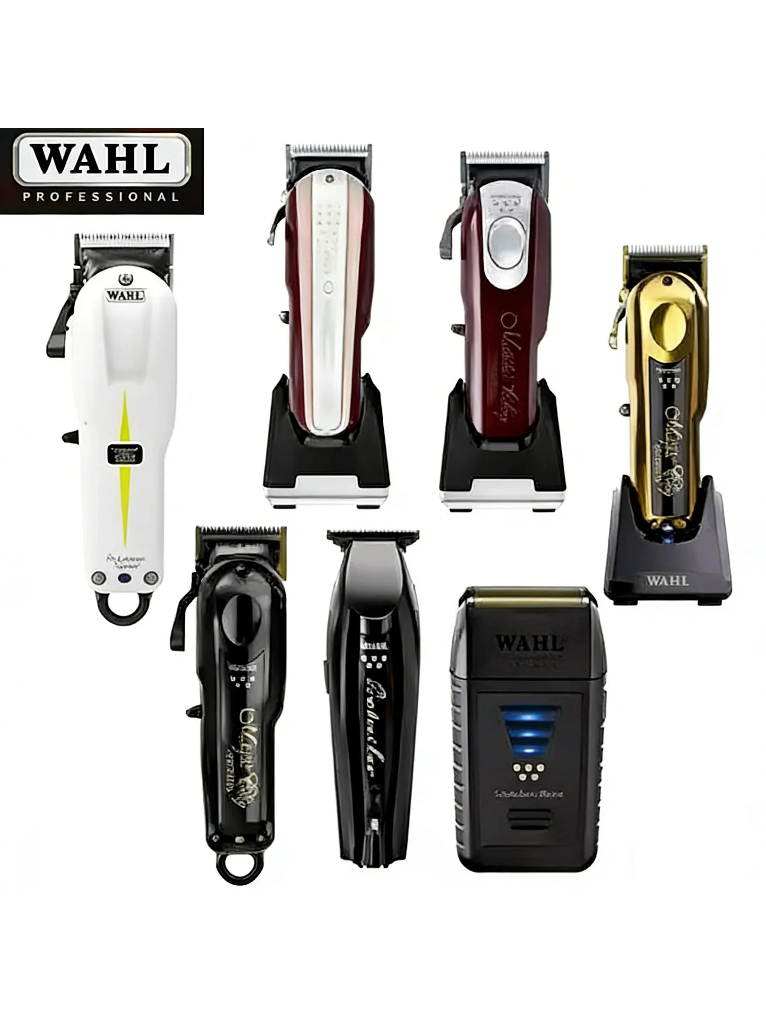 Original Wahl Professional 5-Star Metal Series Cordless Senior Clipper for Professional Barbers and Stylists Hair Clipper