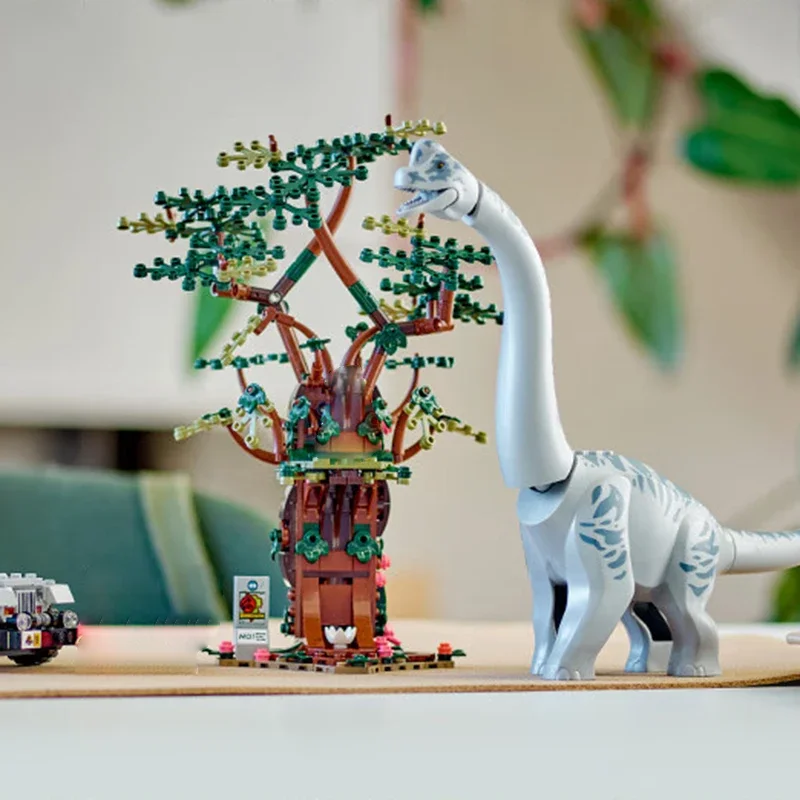 Dinosaurus Serie Gigantische Brachiosaurus Plesiosaurus Bouwstenen Model Speelgoed Kinderen Puzzel Monteren Speelgoed Voor Kinderen Geschenken