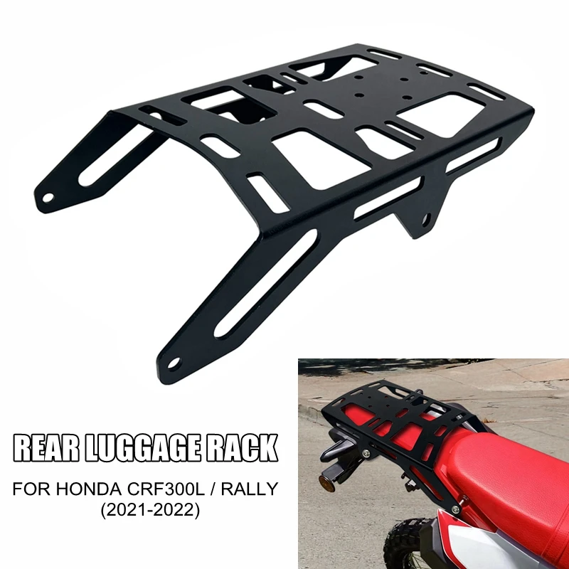 Motorcycle Luggage Holder Cargo Shelf Mount Bracket Rear Rack For Honda CRF300L CRF 300L Rally 2021-2024 CRF300LS CRF300L ABS