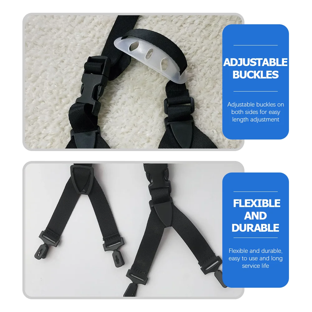 Safety Strap Hard Hats Universal Chin for Elastic Elasticity Polyester Adjustable with Cup