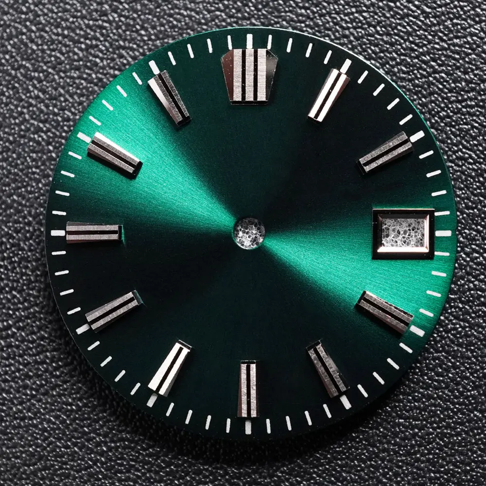 Heiß begehrtes neues Datejust 28,5mm Uhrenzifferblatt, geeignet für NH35 NH36 Automatikwerk, Ersatz-Uhrenzubehör – Detail 2