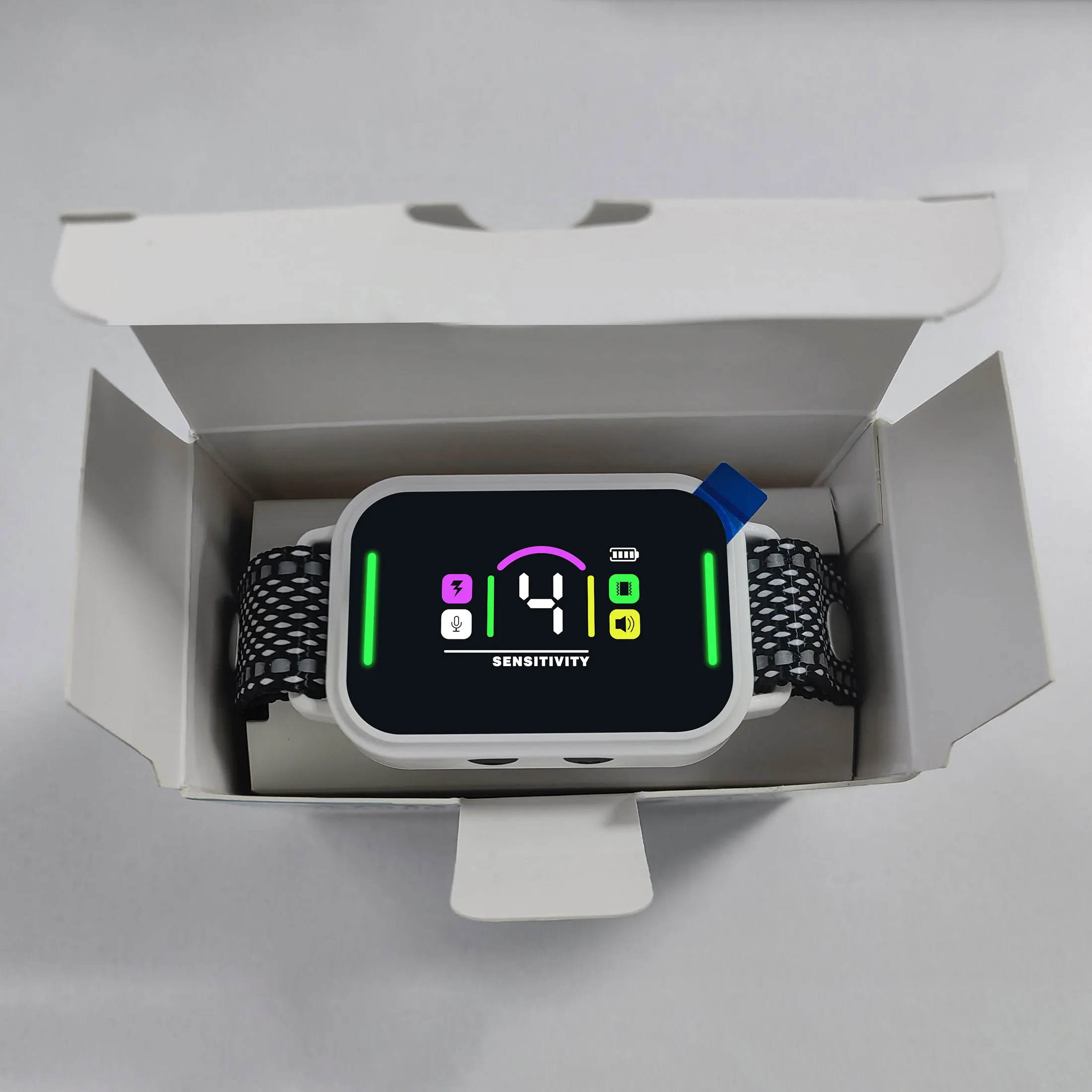 طوق لحاء الكلاب طوق تدريب مضاد للنباح مع صدمة اهتزاز صفير للكلاب الكبيرة والمتوسطة الصغيرة، طوق صدمة الحمل مع 8 Adju #6