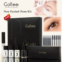 Gollee-Kit de rehaussement de cils, traitement sans danger, rehausseur de cils, ensemble de permanente de cils, fixation durable de 4 à 6 semaines, maquillage de curling de cils, nouveau