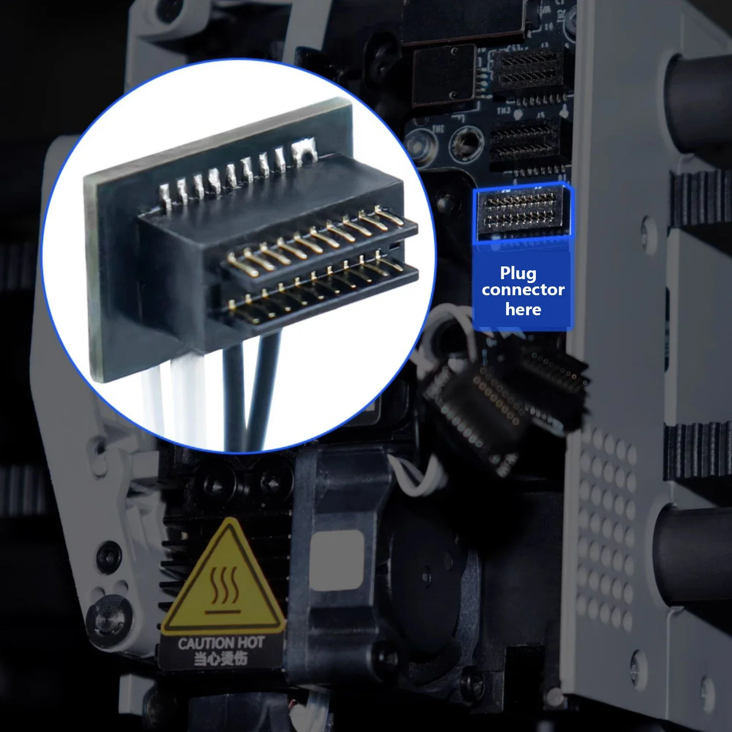 Keramik-Heizelement-Thermistor für Bambu Lab A1 A1Mini X1 X1C P1 P1P P1S Combo 3D-Drucker-Heizelemente – Detail 6