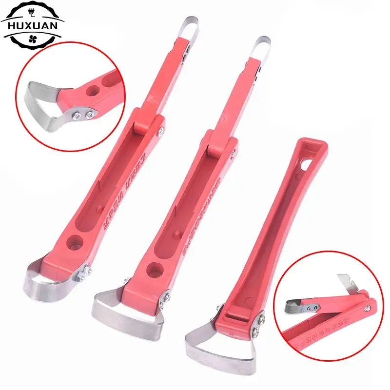 1pc Tree Bark Scraper Gardening Bark Shave Removal Tool Folding Log Peeler Debarking Tool Bark Stripping Tool for Woodworking