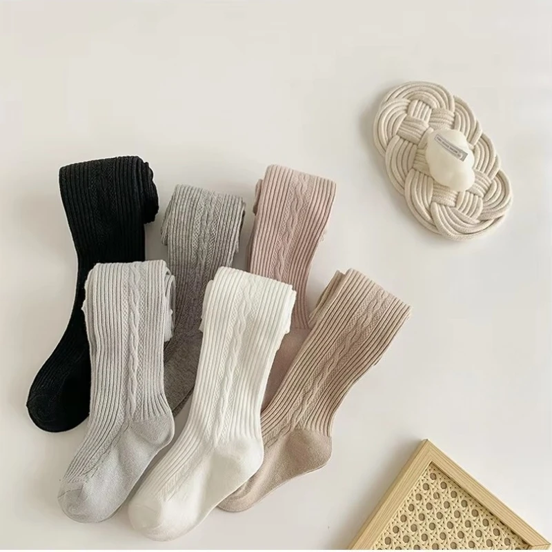 Girls Spring Princess Leggings Cotton Soft Baby Girl Tight Trousers 2 8Y Kids Fashion Elastic Waist Casual Children Bottoms