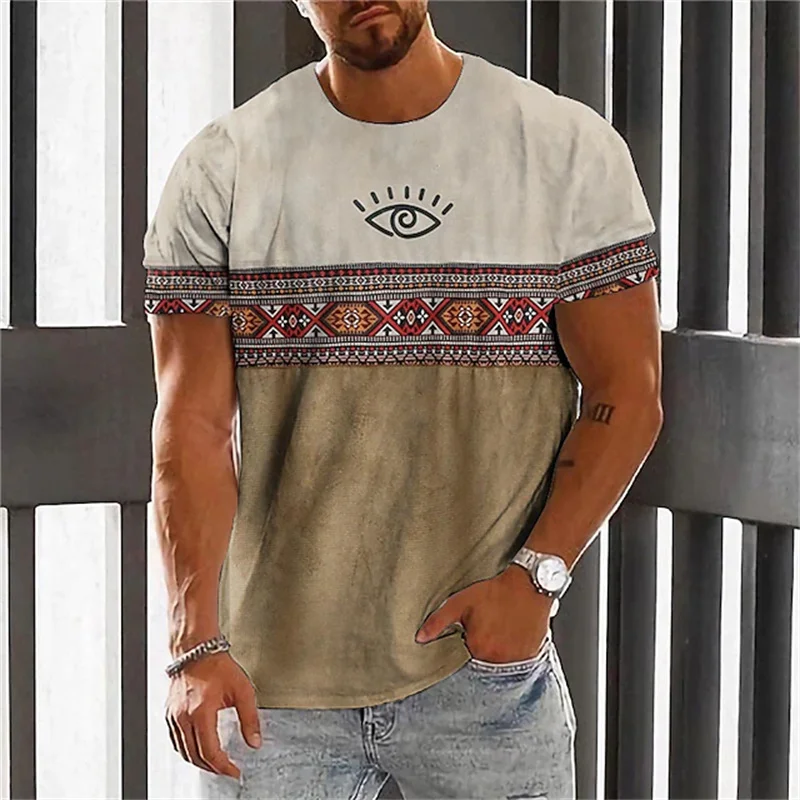 

Harajuku 3D Print African Dashiki Tribal T Shirt Ethnic Patterns Graphic Tee Shirts Kid Fashion Short Sleeves Cool Crew Neck Top