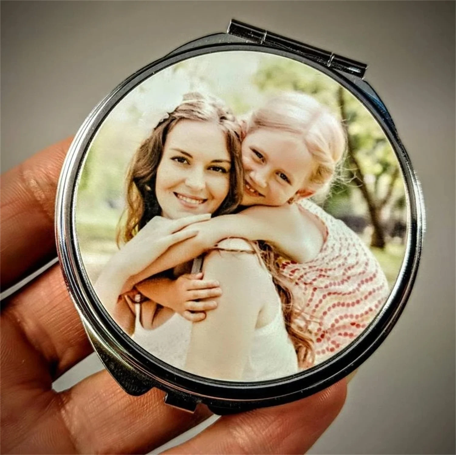 

Personalized custom photo compact mirrors Perfect gift for bridesmaids, for mom, Christmas gift for grandma! birthday gifts