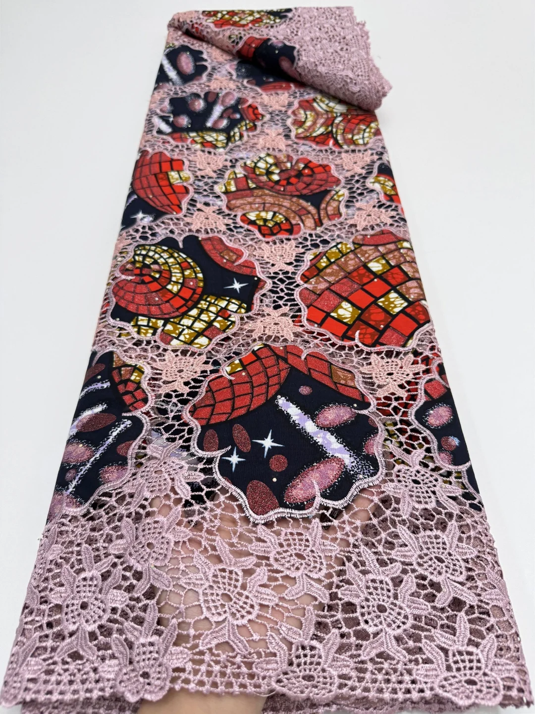 Tissu de dentelle africaine de - African Ankara Print avis et prix