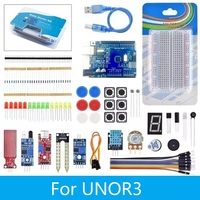 400 Tie-points Breadboard DIY Project Starter Kit For Arduino UNO R3 Kit Electronic DIY Kit Electronic Component Set With Box