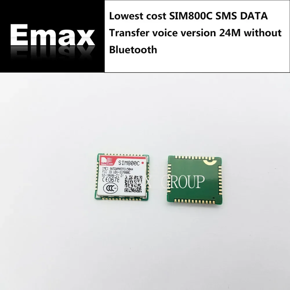 

SIM800C четырехдиапазонный 850/900/1800/1900 МГц GPRS самая низкая стоимость SMS-передача данных голос 100% новый и оригинальный подлинный запас JINYUSHI