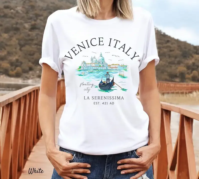 Venice Italy Shirt, Italian City T-shirt - Unisex