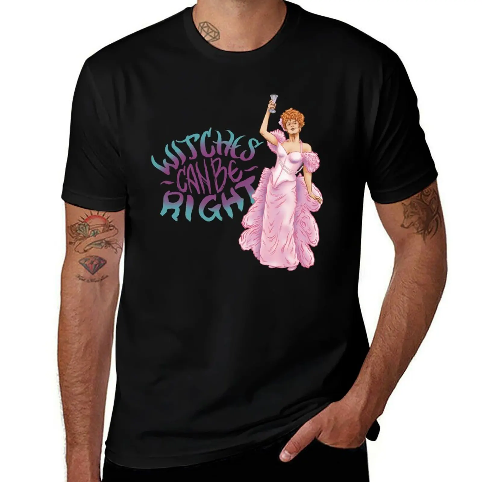 Witches Can Be Right T-Shirt Big and Tall Basic Tee Shirt