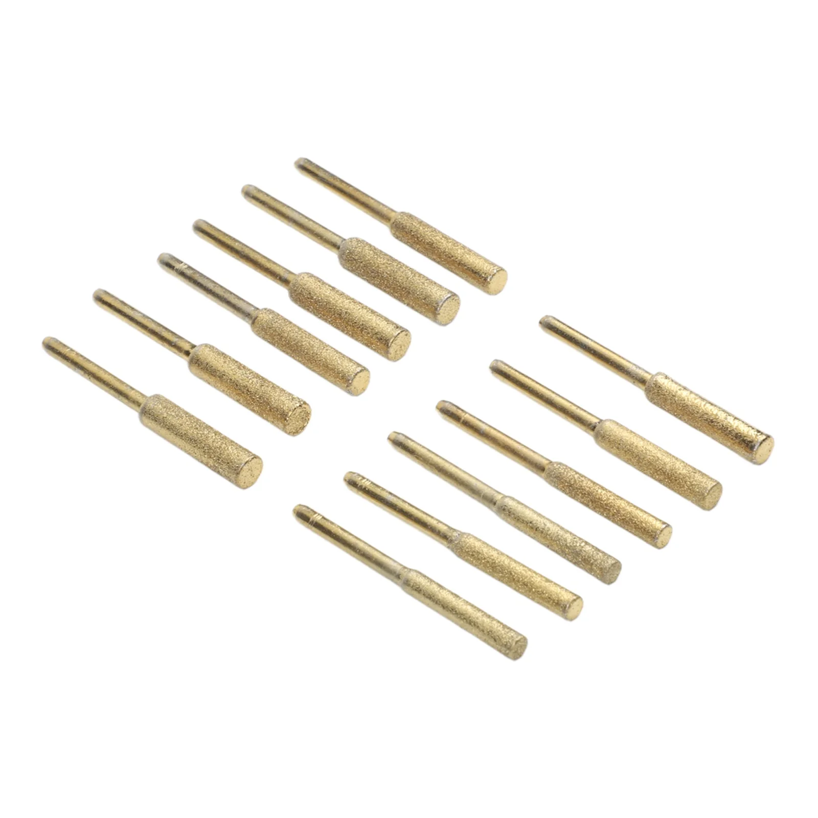 

Chainsaw Chain Grinding Stones 12 pcs Coated Cylindrical Burr Type for Electric Grinder-Based Chain Maintenance