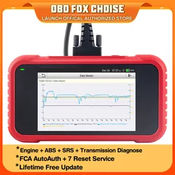 LAUNCH X431 CRP123E V2.0 OBD2 Automotive scanner 4 System Car diagnostic tool Oil ETC SAS 7 Reset CRP123x crp123i Code reader