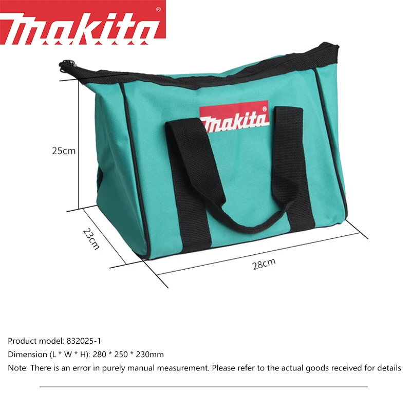 Makita Tool Bag Nylon Hardware Tools Single Shoulder Multilayer Multifunction Tool Kit 832035-1