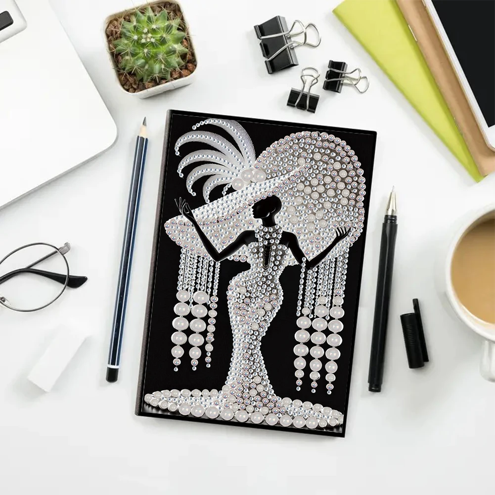 

50-Page A5 Queen Diamond Painting Notebook for Adult Holiday Birthday Gift