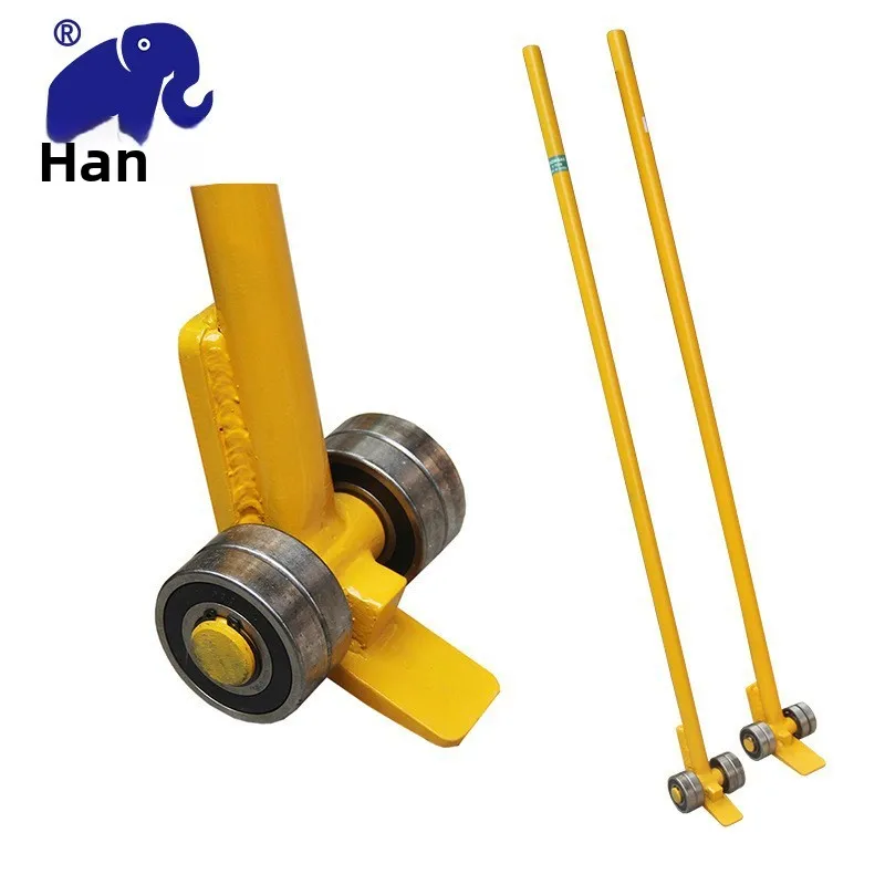 

3/5 Ton Dual-Bearing Wheeled Pry Bar - Labor-Saving Lever for Heavy Equipment Shifting