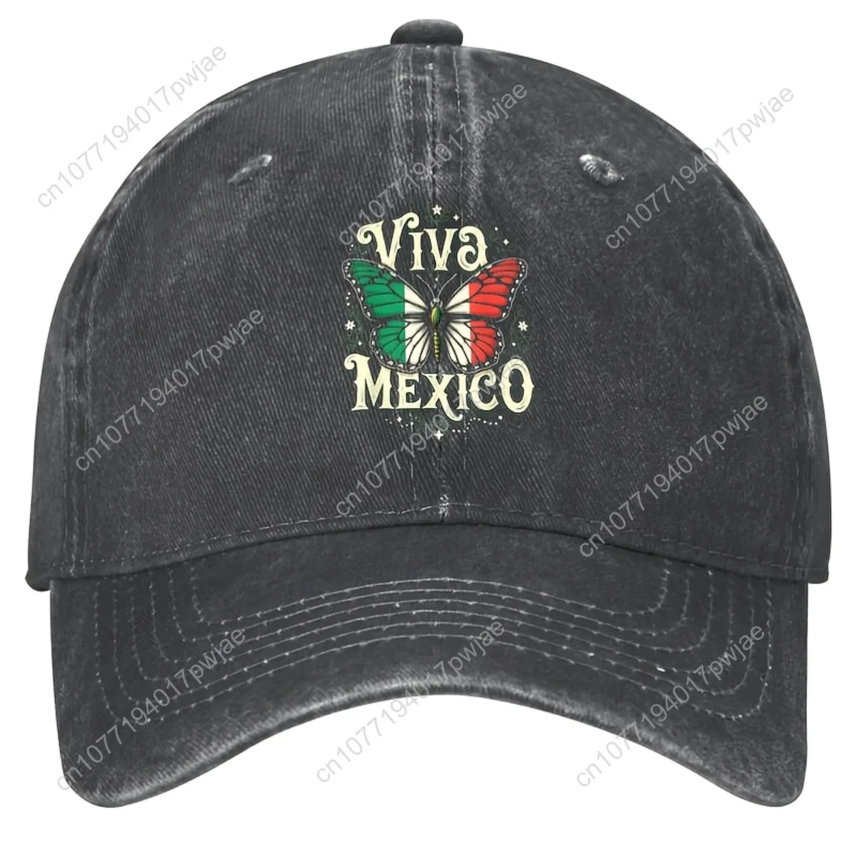 Nouvelle Casquette de Baseball 2026, Style Rétro Américain, Casquette Assortie pour Couples, Viva Mexico Jour de l'Indépendance Mexicaine, Blanc Délavé