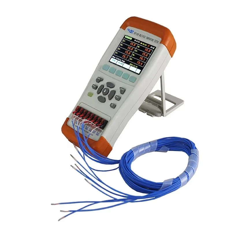 CKT-804 مسجل بيانات رقمي لقياس درجة الحرارة المحمول ذو 4 قنوات