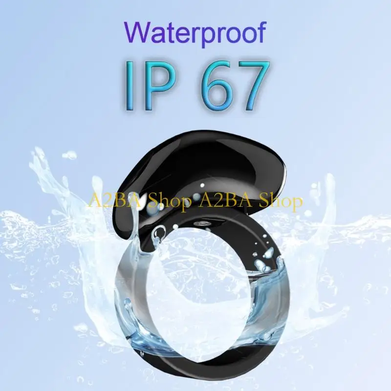A2BA Ti Alloy Prayer Counter Removable Rings Holder IP67 Waterproof Design Tasbih Counter for Multiple Scenario Use