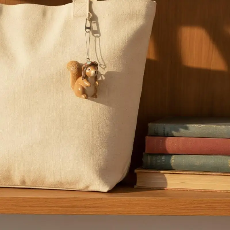 Fashion Cute 3D Animal Series Dog Fox Squirrel Brown Bear Pendant DIY Necklace Bracelet Color Preserved Jewelry Accessories